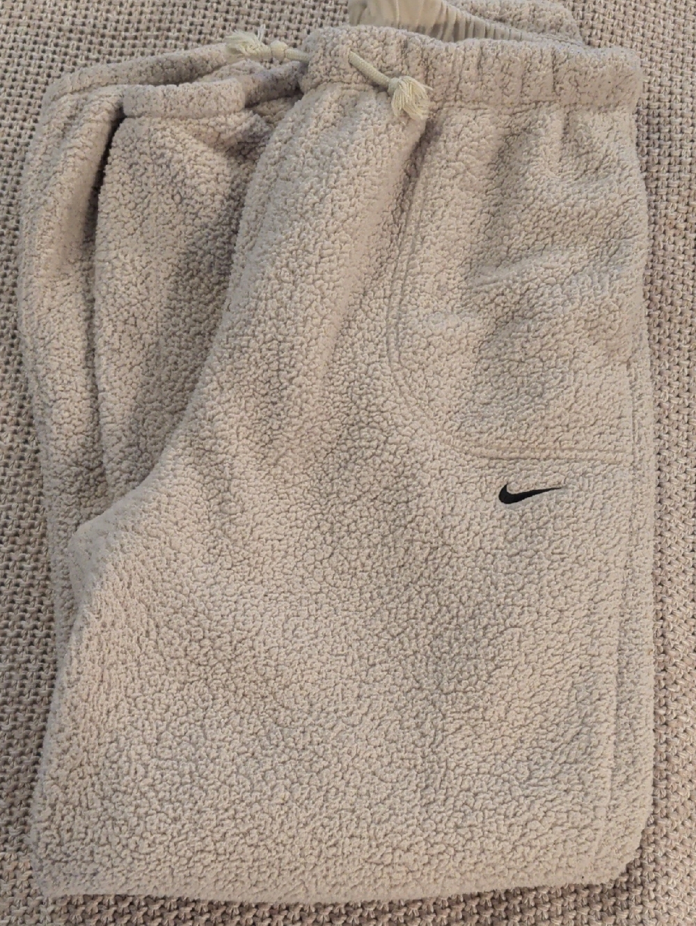 Nike Cream Sherpa Fleece Joggers